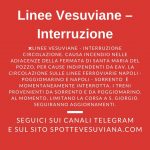 Linee vesuviane interruzione