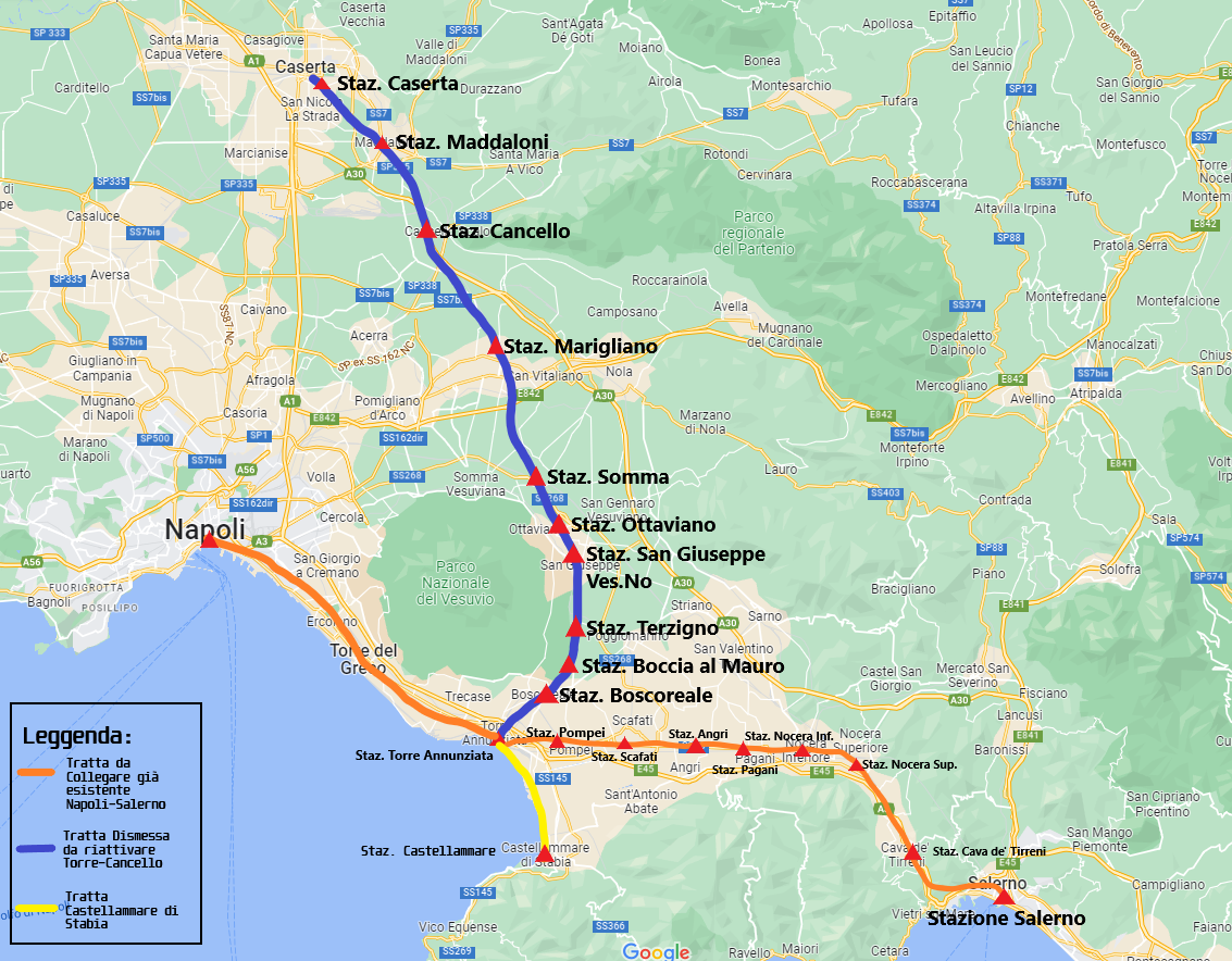 Orari Linee Ferroviarie EAV – Circumvesuviana